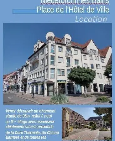 Charmant studio classé 3 étoiles au coeur de Niederbronn-les-Bains Exterior foto